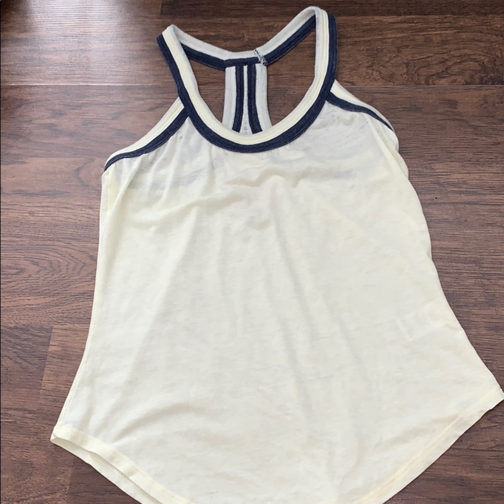 Yellow and blue tank top CHASER